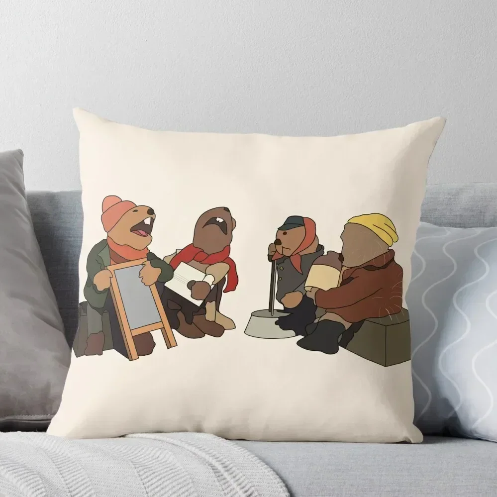 Emmet Otters Jug Band Throw Pillow Decorative Pillow Covers For Sofa Throw Pillow Covers Rectangular Cushion Cover