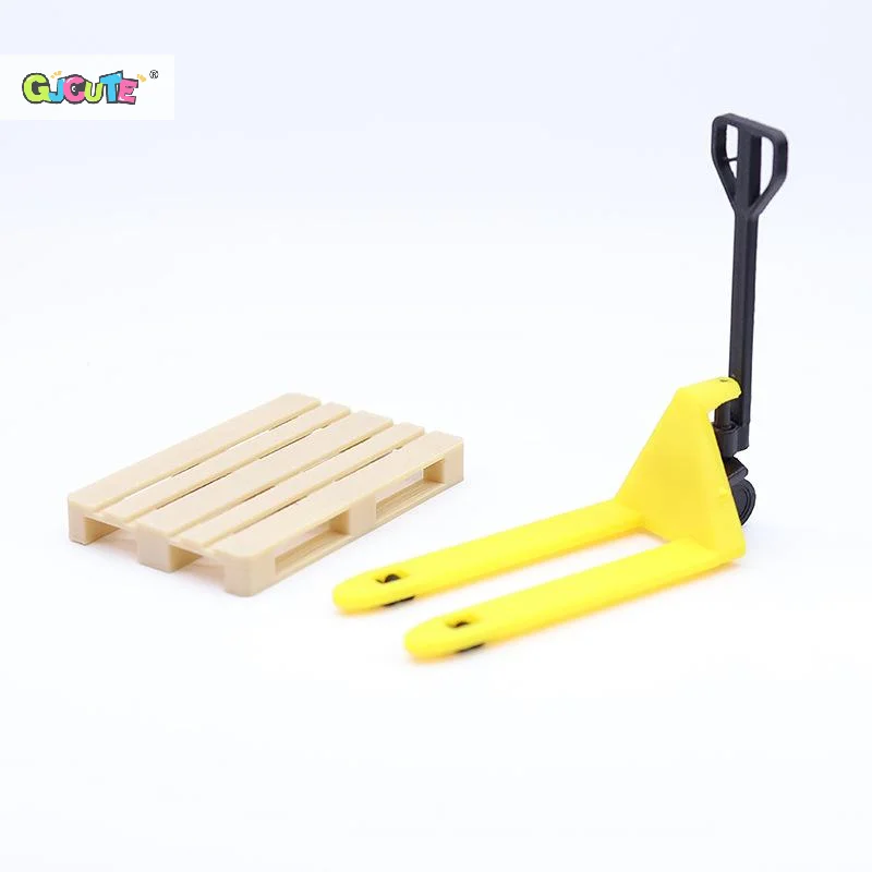 Carretilla elevadora en miniatura para casa de muñecas, Mini bandeja transportadora de simulación, juego de juguetes, accesorios de decoración de escena de comida y juego, regalo para niños, 1/12