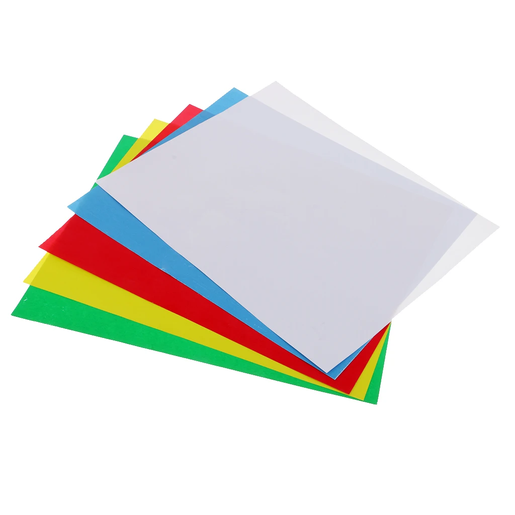 5 Pcs -Side Repeatedly Use Water Soluble Tracing Paper Sewing Tracing Paper Sheets Temporary Marking Sewing Fabric Crafts