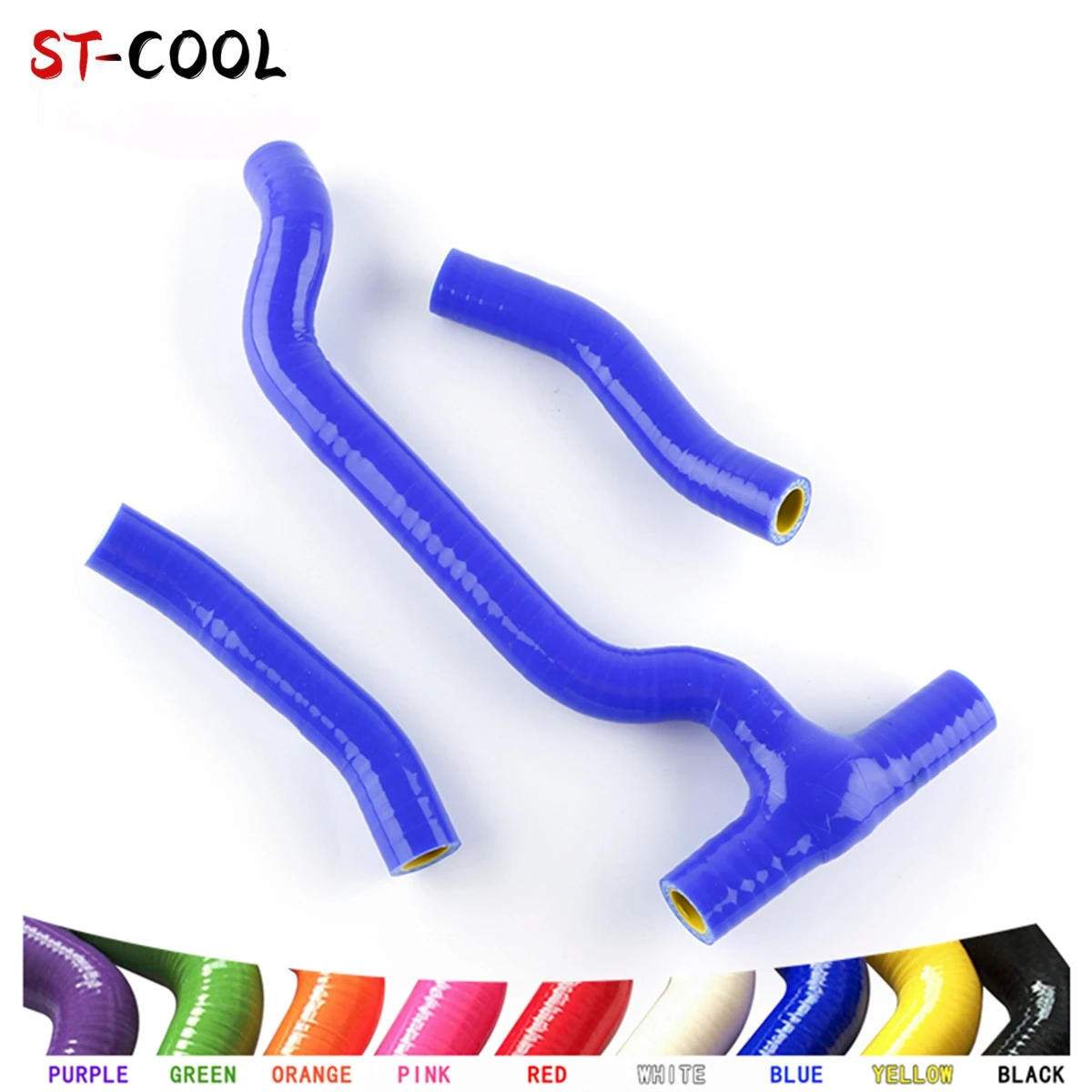 FOR 2014-2017 SHERCO SE-R 250 2T 2015 2016 SILICONE RADIATOR HOSES TUBES KIT PIPES 3PCS 10 COLORS