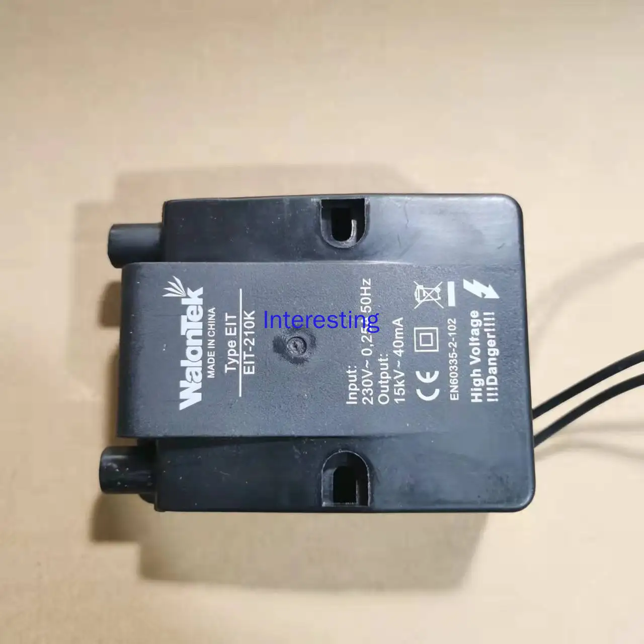 ملحقات الموقد حزمة الجهد العالي الشاعل EIT-210K محول WalonTek الموقد حزمة الجهد العالي