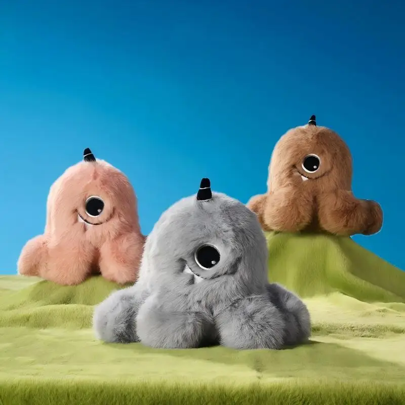 حقيقي إيما مولي مومو عائلة عيون كبيرة ليلة سعيدة قزم الروائح دمية أفخم دمية لعبة حقيبة مقطورة معلقة هدية عيد ميلاد فتاة #3