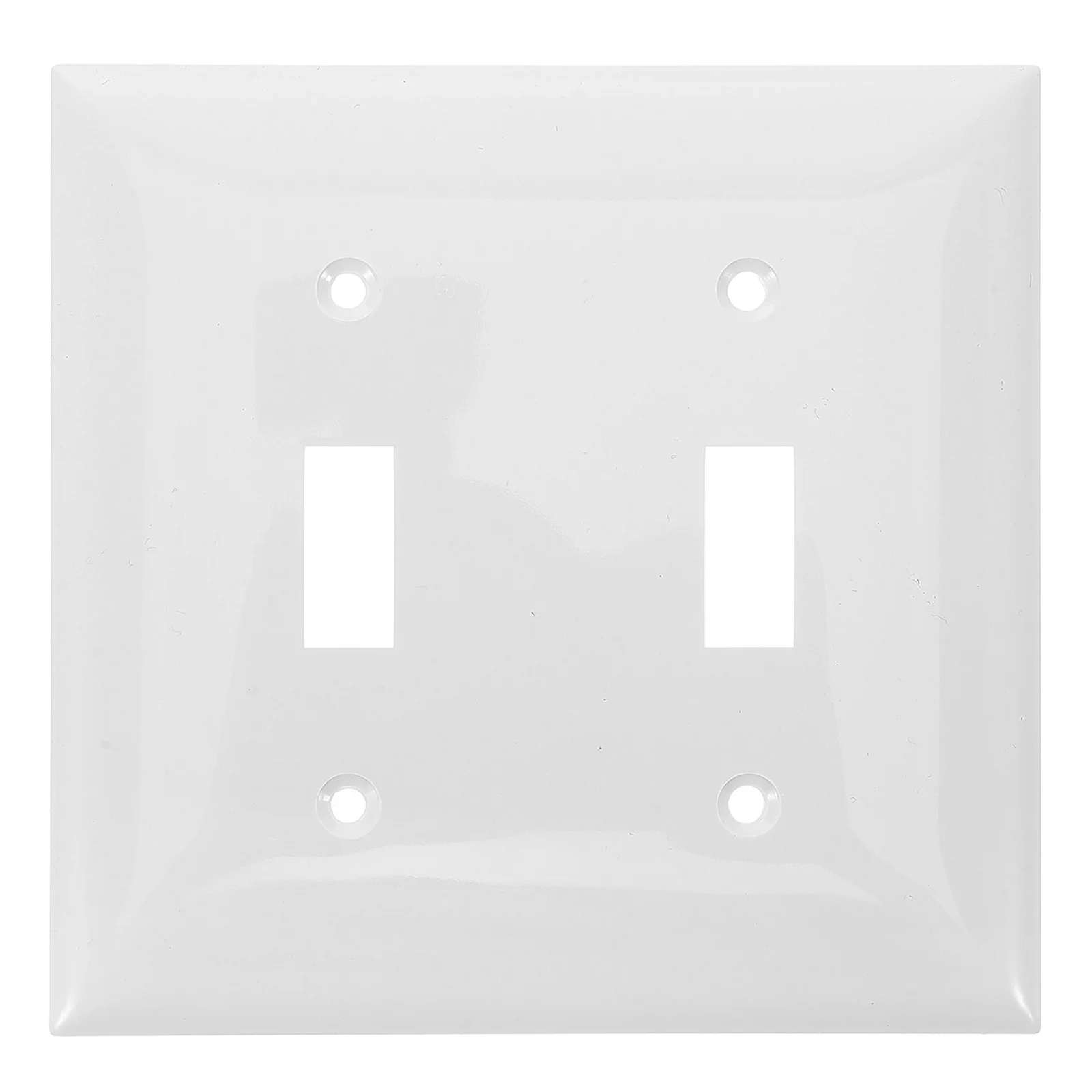 

Switch Panel Double Plate American Style Siding 1160X1150X050CM Toggle Lamp Light Cover White Wall