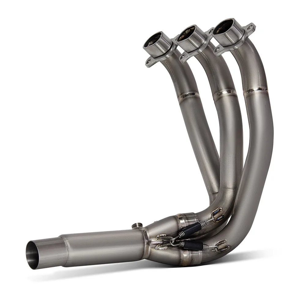 

STLFFor Triumph Street Triple 765 765R 765S 765RS 2017-2024 Motorcycle Exhaust Modify Titanium Escape Manifold Fit Original Muff