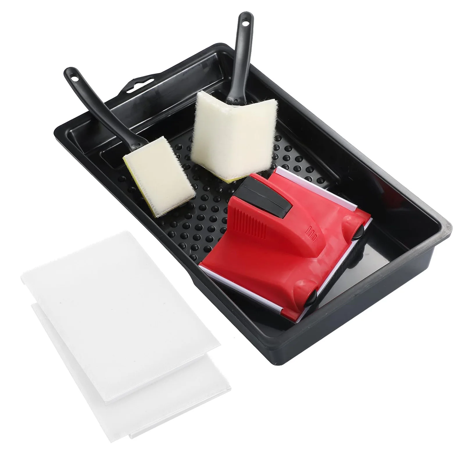 

2 Pcs Side Brushing Tool Paint Edger Pads Painting Refill Replacement Trim Edgers Walls Trimmer