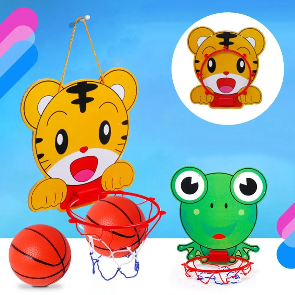 Voor kinderen Sportspeelgoed Mand Educatief Sport Basketbalframe Basketbalring Kit Interactieve spellen Basketbalspeelgoed