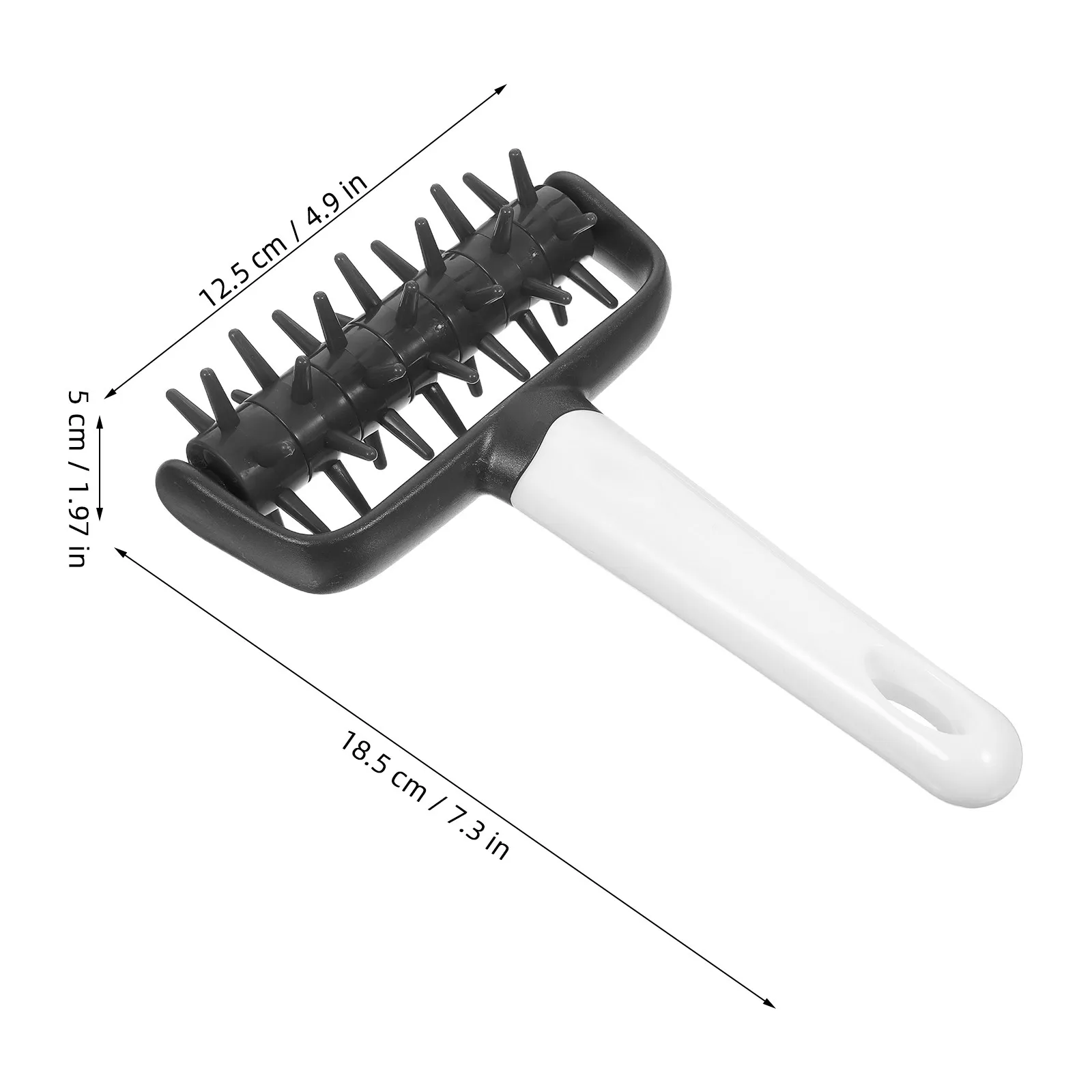 Pizza Dough Roller Ergonomic Baking Tool for Pastry Crust Pie Cookie Pizza Puncher Kitchen Supply Kitchen Tool