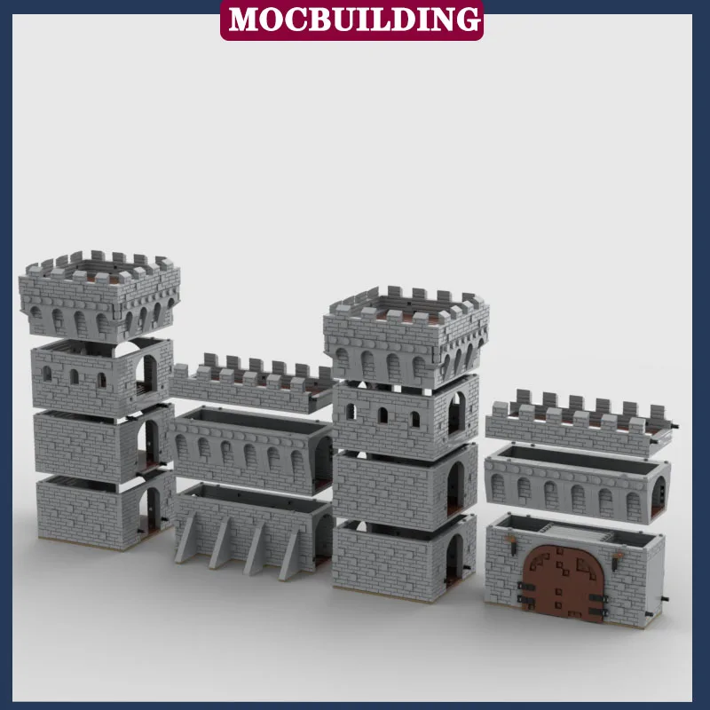 Modul Schloss Modell Baustein Montage MOC Film Architektur Sammlung Serie Puzzle DIY Spielzeug Geschenke