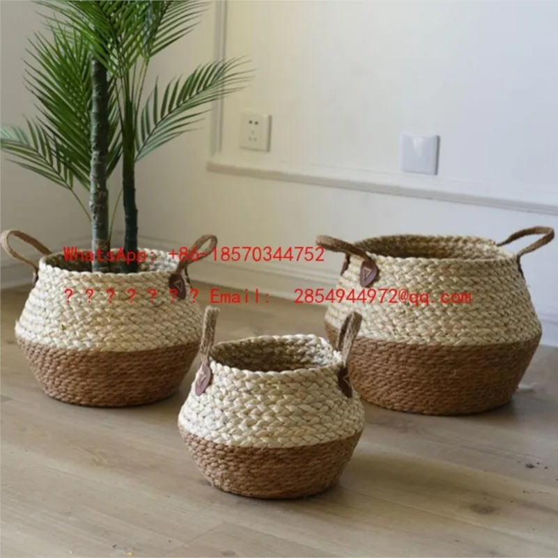 

L Корзина для хранения Willow Basket Plant в скандинавском стиле