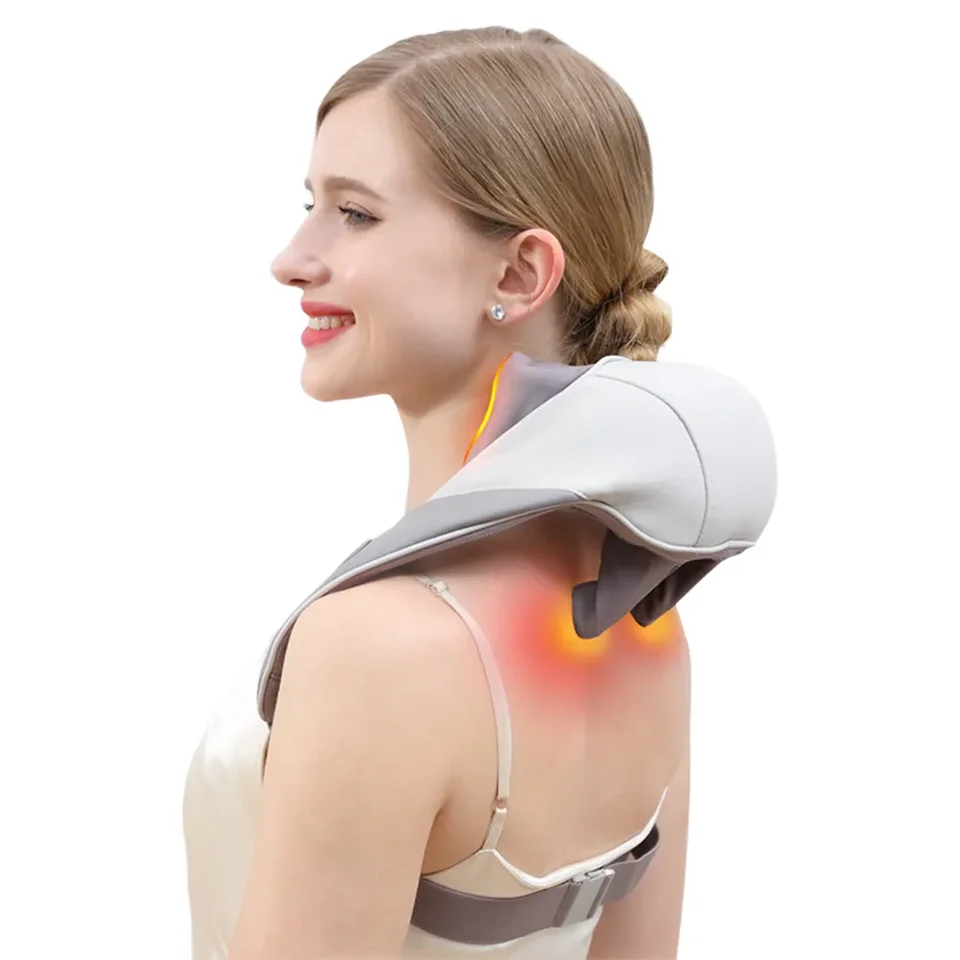 

2023 New Arrivals Shoulder Neck Massager With Heat Intelligent Remote Control Heating Neck Massager