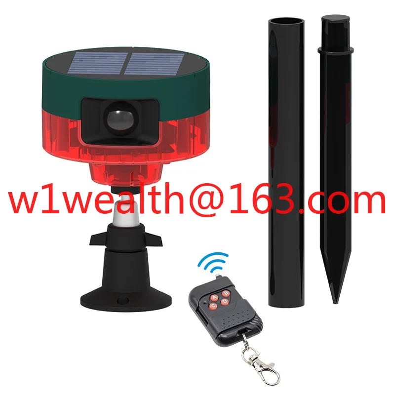 Automatic bird repellent Solar animal insect repellent with motion detection