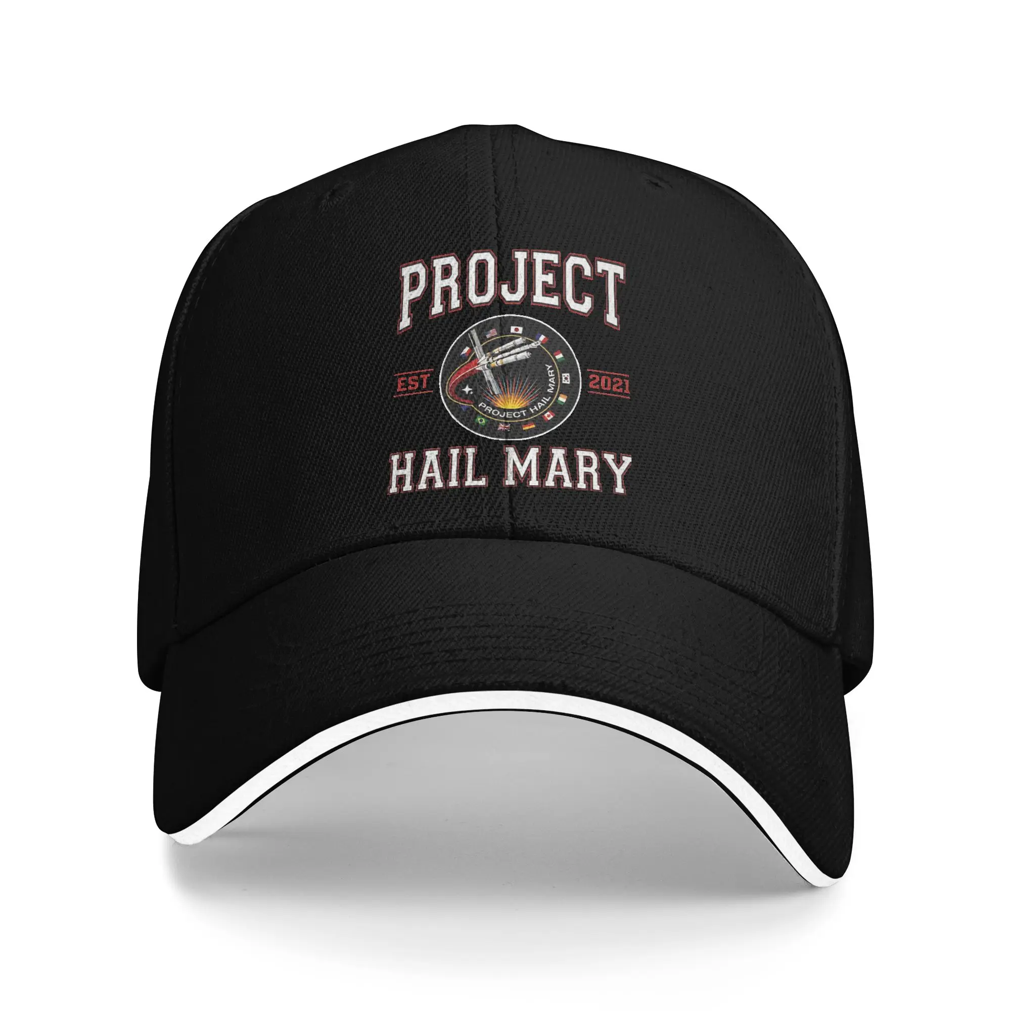 Project Hail Mary Vintage Logo Baseball Cap  Fashion Trucker Hat Summer Women Men Running Hippie Snapback Cap