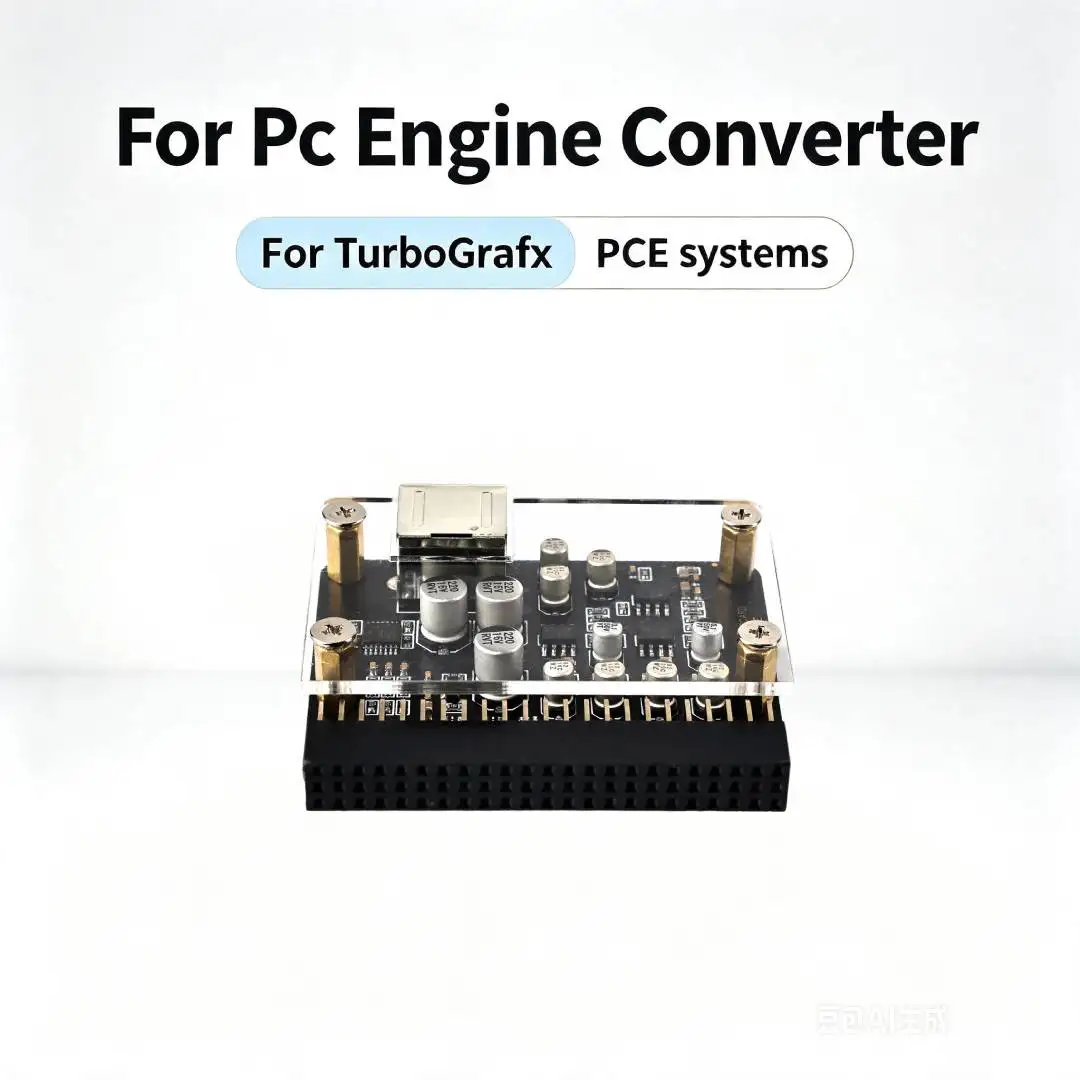 pcエンジンコンバーターedfx-hdmiケーブル。turbografxおよびpceシステムに対応したゲーミングアクセサリー。