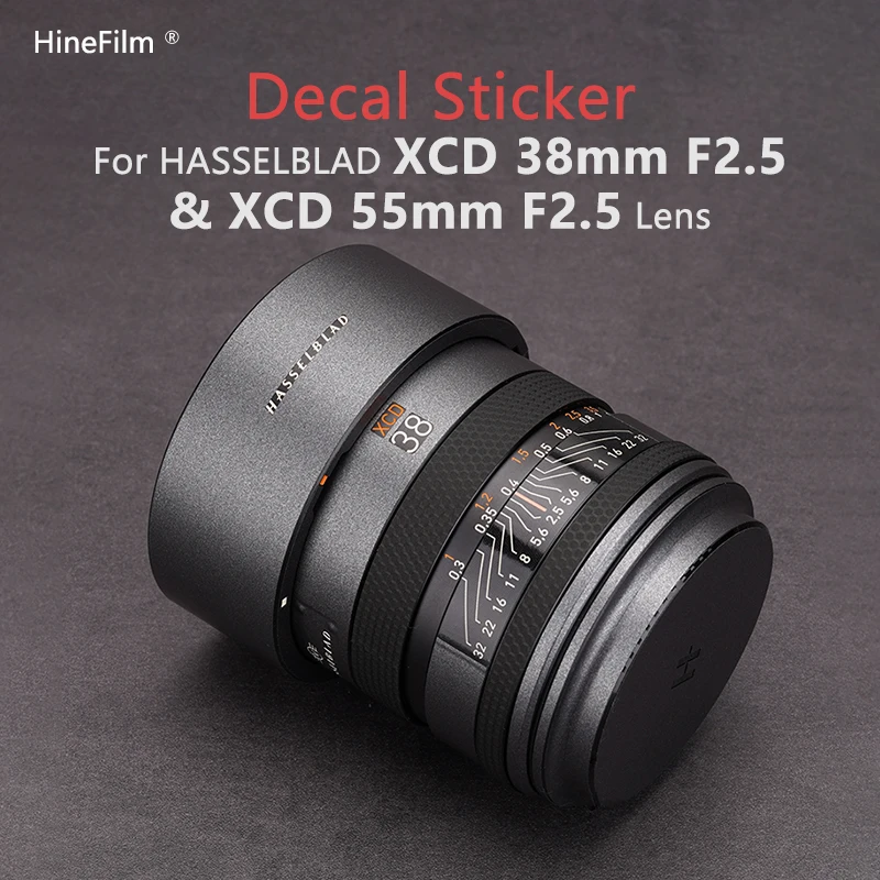 XCD38 XCD55 Lens Sticker Decal Skin For HASSELBLAD XCD 2.5/55V XCD 2.5/38V Lens Skin Protector XCD 38 Coat Wrap Cover