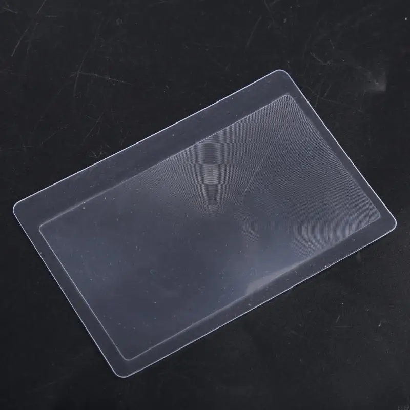 B95A Card Marifier Outdoor Portable Card Magnify Glass Ultra-Thin Reading Mirror