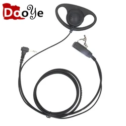 1-pin walkie talkie earphones PTT earphones D-type earloop earphones suitable for Motorola T270 T800 T100TP T100 two-way radio
