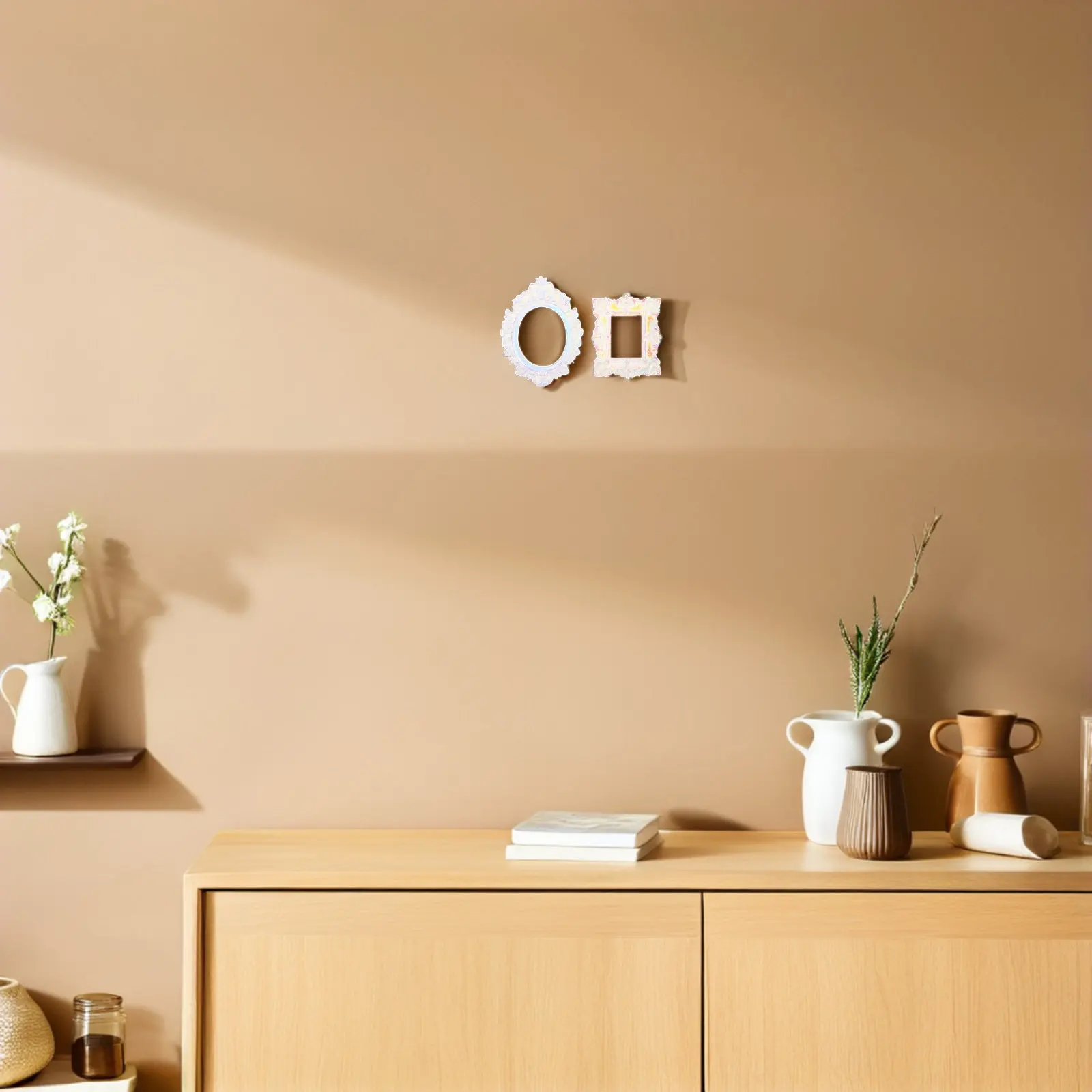 

10Pcs Small Picture Frame Vintage Resin Nail Art Photography Props Baroque Craft Display Board for DIY Craft Decorative