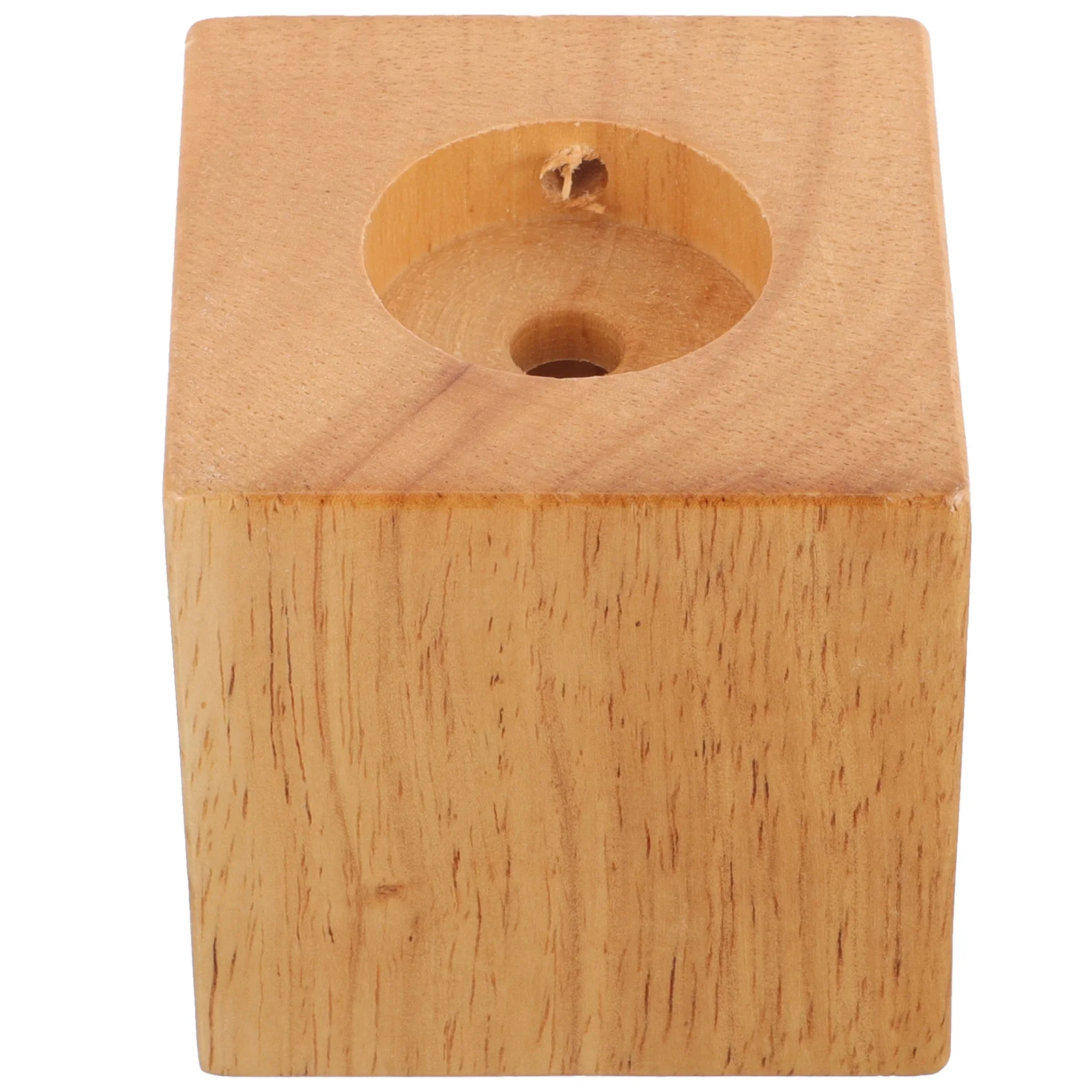 Base de mesa de madera, soporte de lámpara pequeño E27 para lámpara de escritorio artesanal, Base redonda de madera, decoración para el hogar y el dormitorio, 1 Uds.