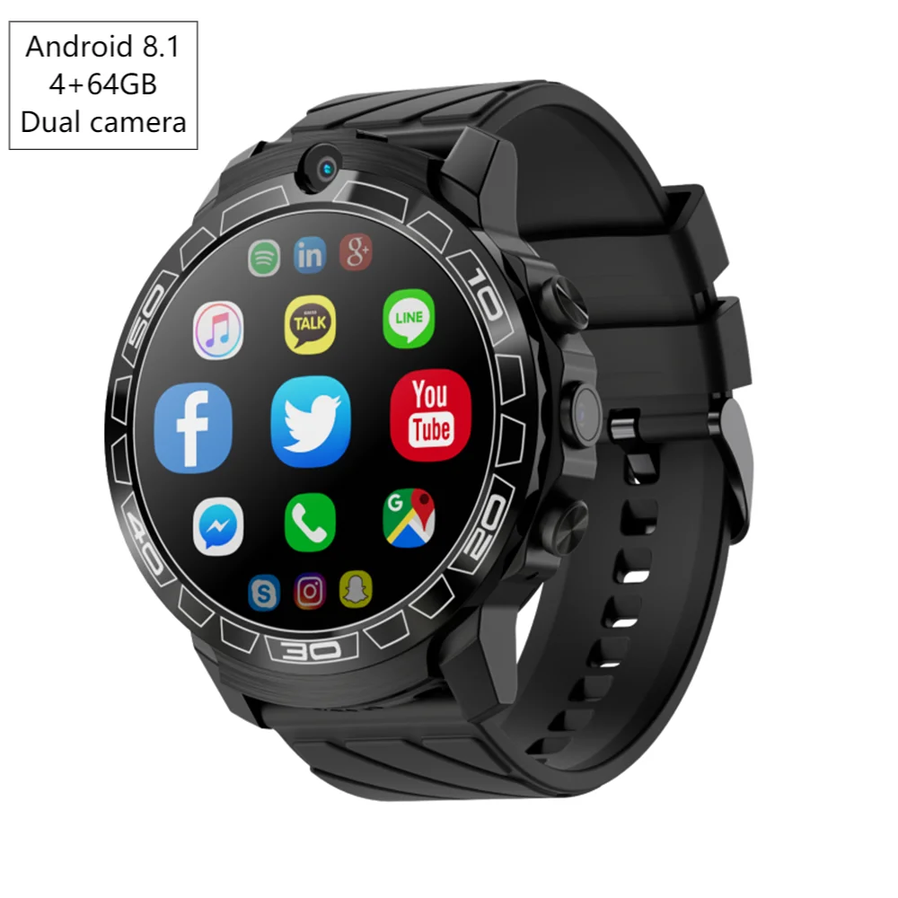 For  4G LTE smartwatch 4+64GB 200W+500W dual camera APPLLP 3 Pro 4G smart watches