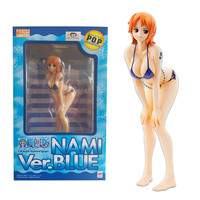 17CM Anime One Piece POP Swimsuit Nami Pink Model Toy Gift Collection Boxed Luffy LIMITED EDITION-Z Portrait Of Pirates