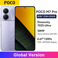 Global Version POCO M7 Pro 5G 8/12GB 256GB Dimensity 7025-Ultra 120Hz FHD+ Eye-care AMOLED Display 50MP camera