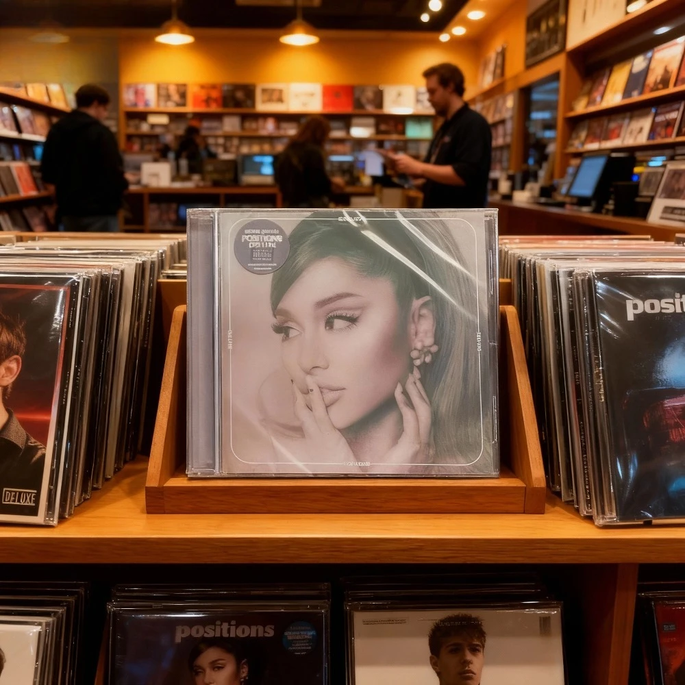قرص مضغوط Ariana Grande Positions Deluxe Edition - ضربات البوب النابضة بالحياة للترفيه والتجميع
