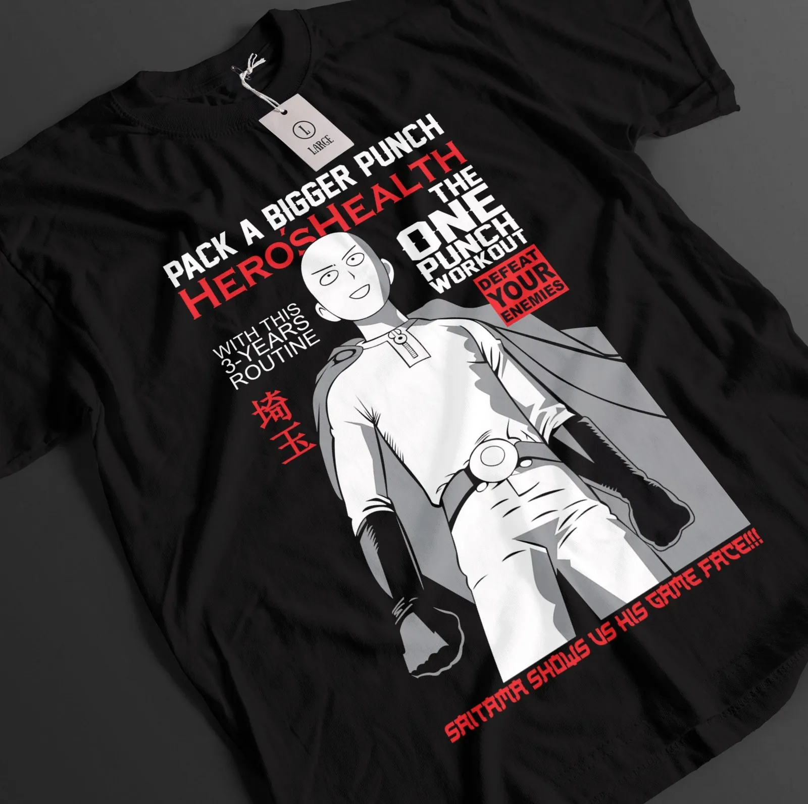 One Punch Man Shirt Saitama Tshirt Genos T-Shirt Tatsumaki Top Garou Anime Tee