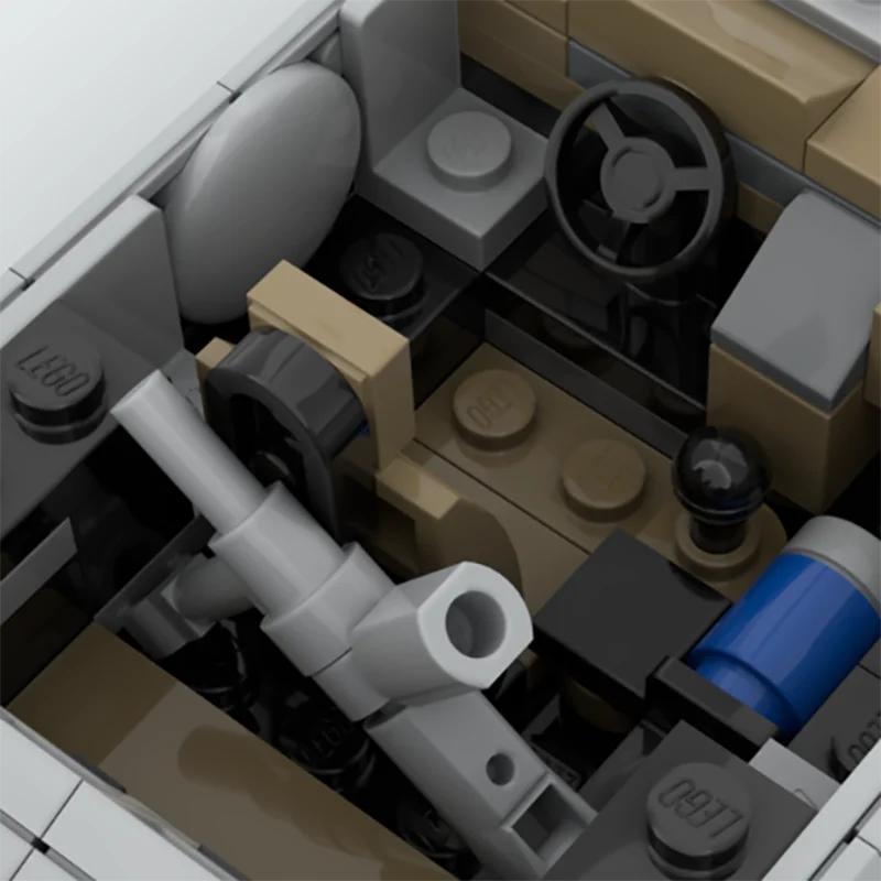 MOC M3 Gtr Campione di velocità Modello di auto d'epoca Auto sportiva da corsa Giocattolo per bambini Tecnologia regalo Blocchi di costruzione
