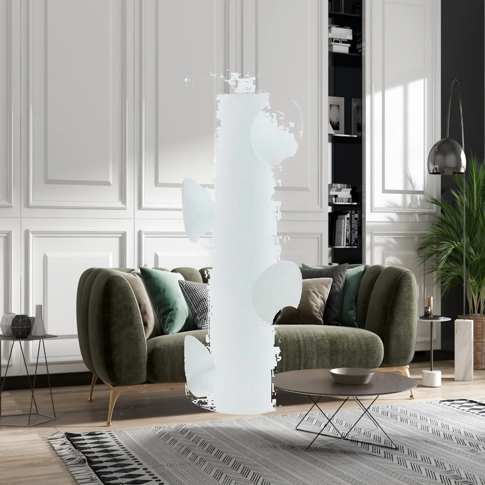 Contemporary Wine Bottle Holder Metal Organizer Vertical Stand for Restaurant and Home Decoration