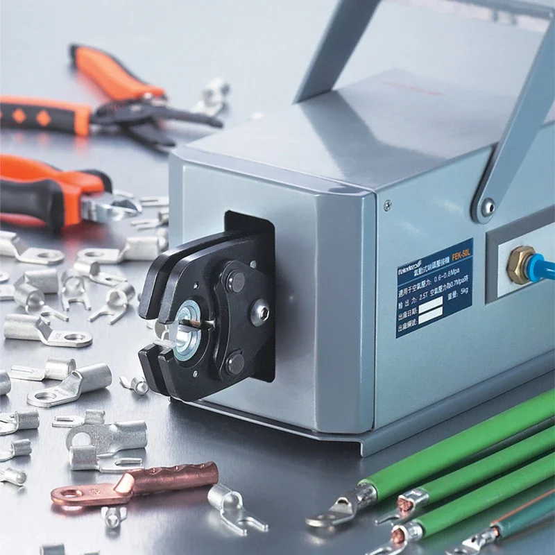 

50 square Millimeter Pneumatic Terminal Crimper Machine Wire Terminal Crimping Tool
