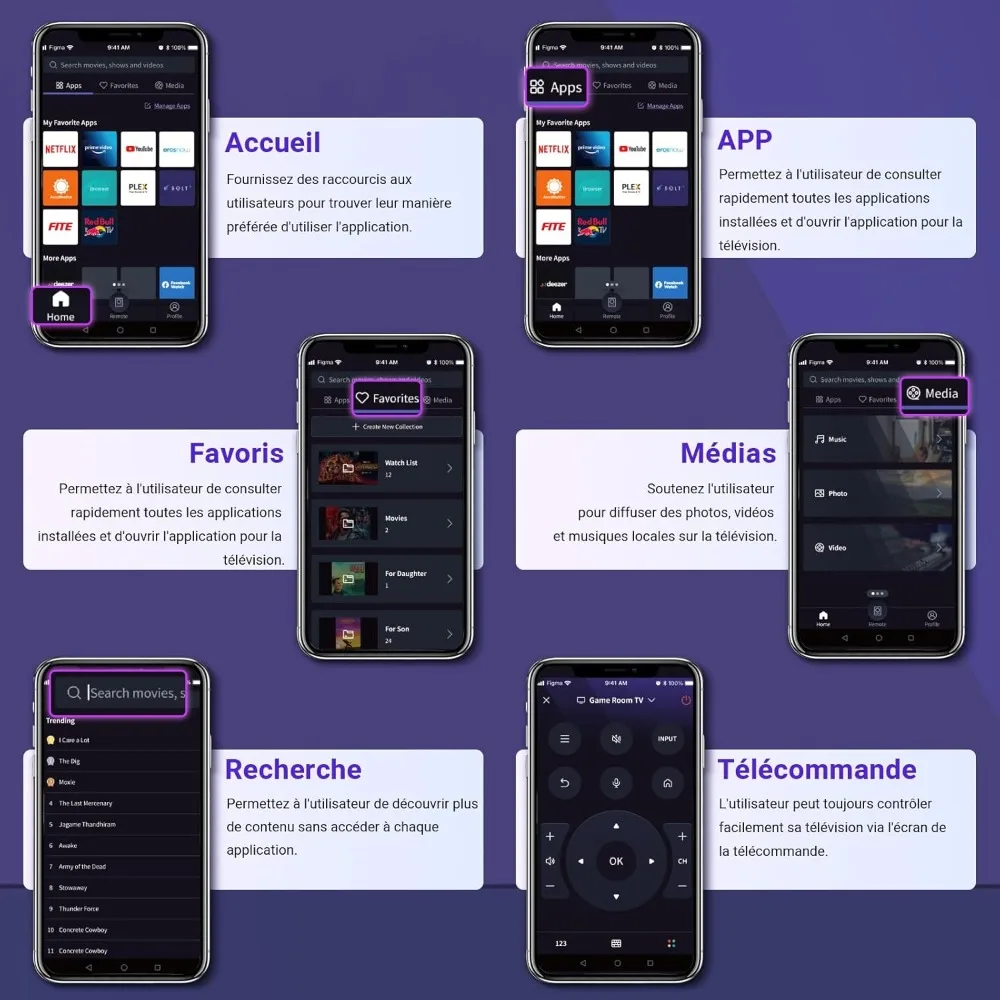 تلفزيون RCA VRS32HQ1 الذكي 32 بوصة (80 سم) WiFi VIDAA تلفزيونات متصلة بدون حواف مع موالف ثلاثي (DVB-C/S2/-T2)