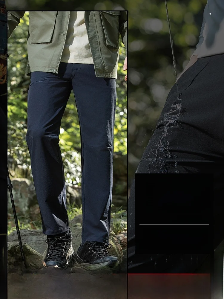 

Уличные мужские мягкие брюки для скалолазания, дышащие, ветрозащитные, водонепроницаемые, 3D, повседневные прямые брюки по индивидуальному заказу