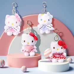 Sanrio Kawaii Hello Kitty Series Pluche Hanger Schooltas Rugzak Hanger Sleutelhanger Knuffel Verjaardagscadeau
