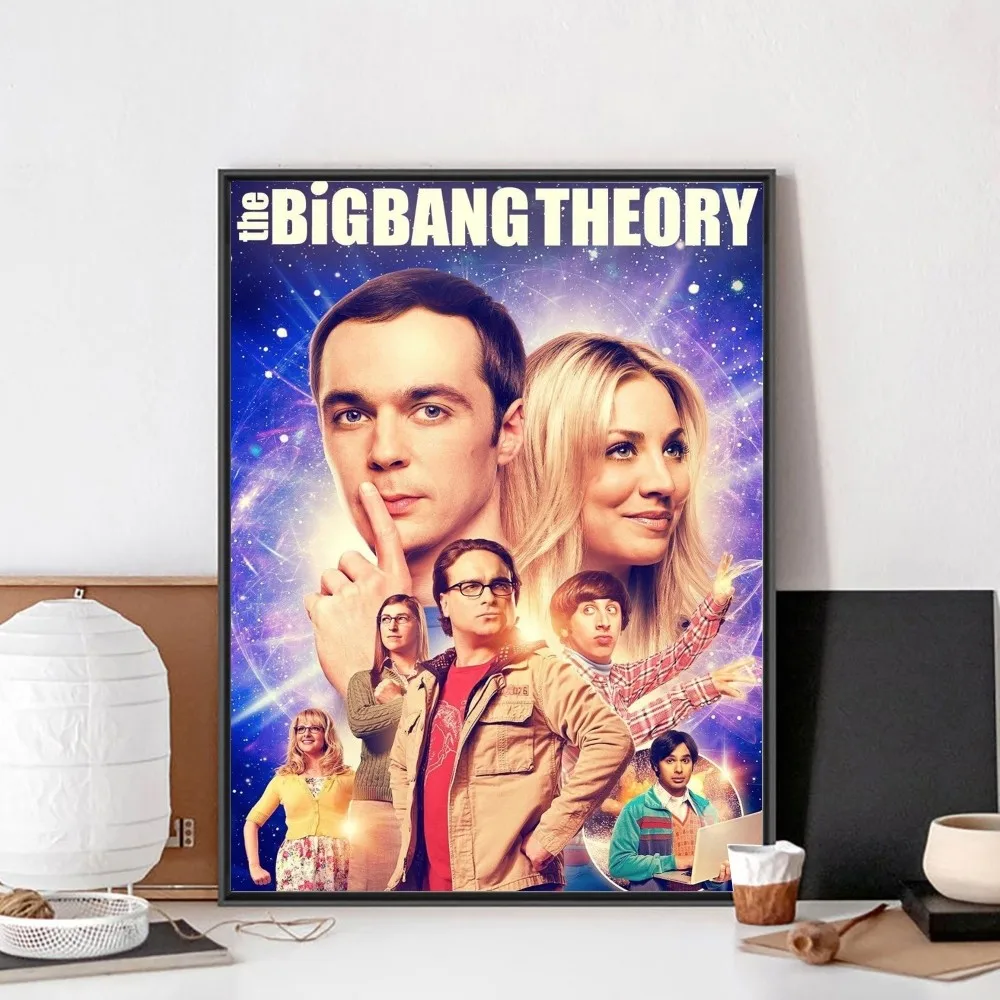 The Big Bang Theory Classic Tv No Framed Poster Kraft Club Bar Paper Vintage Poster Wall Art Painting Bedroom Study Stickers