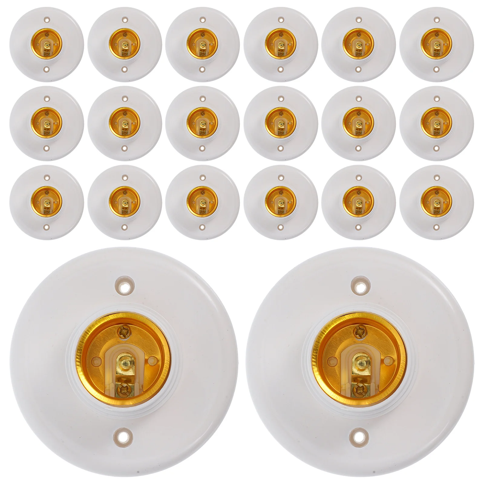 

20 шт. E27 цоколь лампы утолщенный держатель простая установка потолочные светильники настольные лампы длительный срок службы яркое освещение