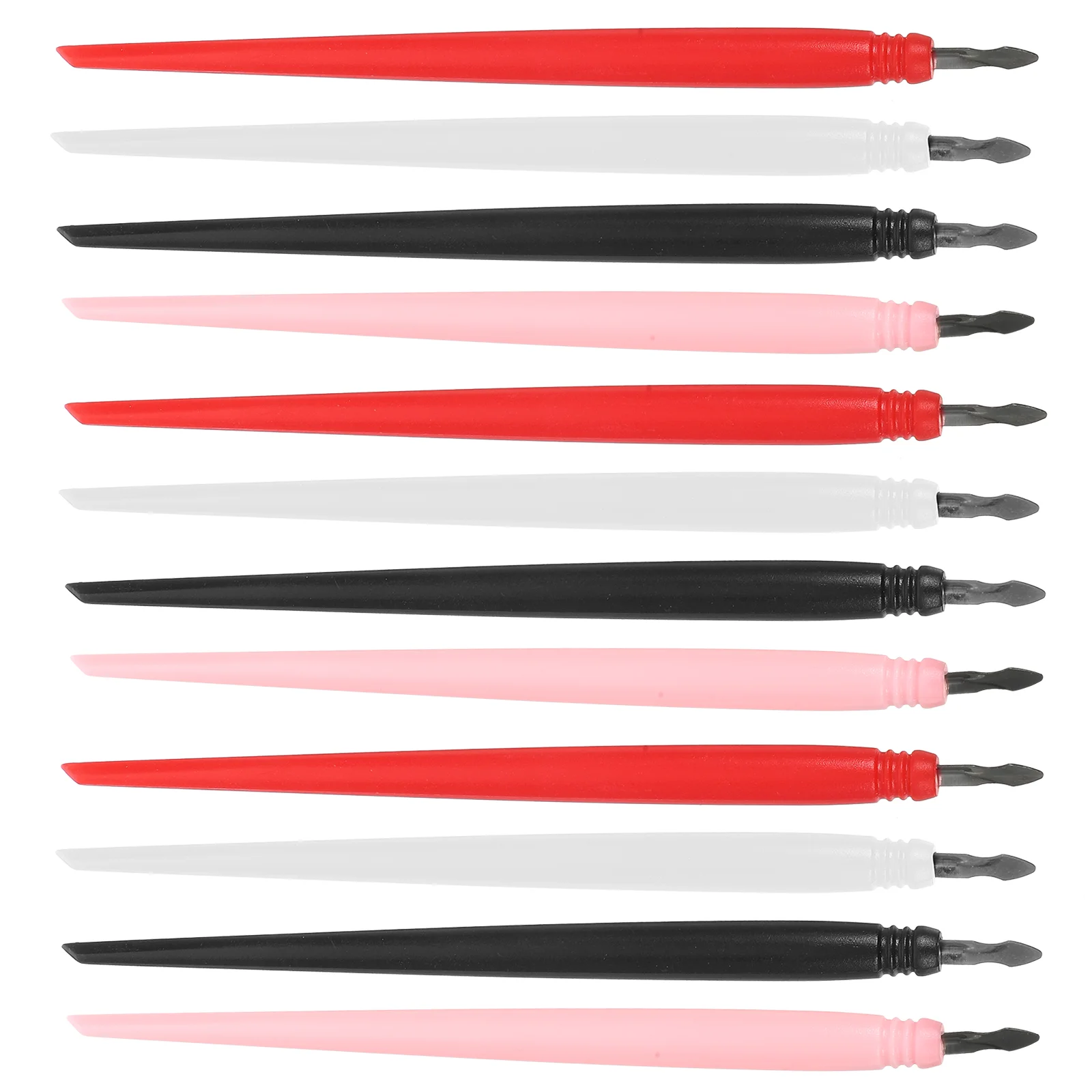 12 Pcs Scratch Painting Tools Dual Tip Metal Pen Nail Stylus For Picture Pens Reusable Paper