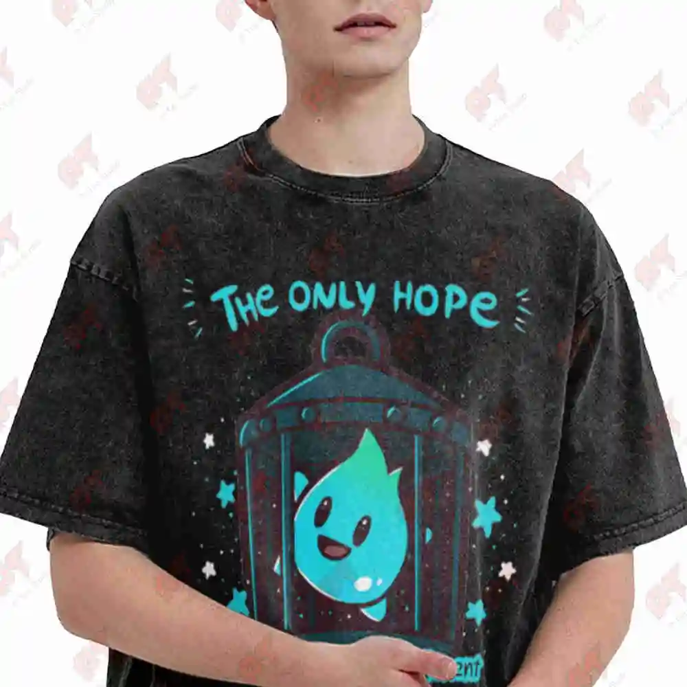 The Only Hope Sometimes Is Pleasure Of Death Vintage Washed Tee Pure Cotton T-Shirt