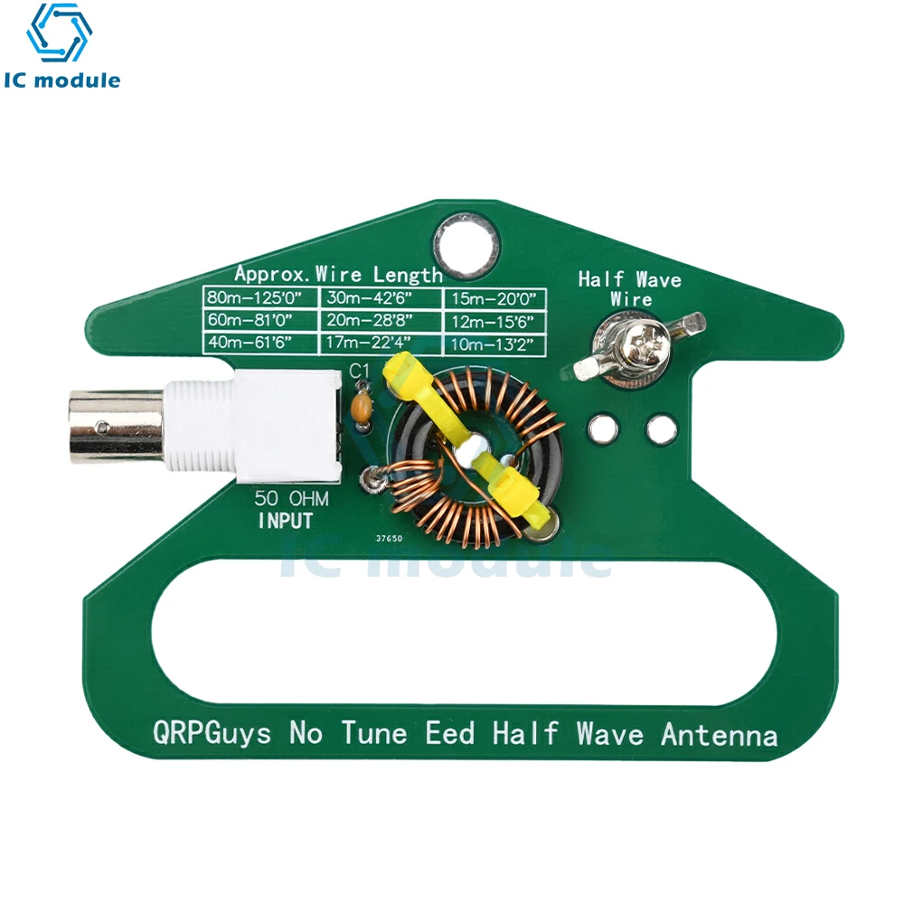 Portable No Tune End Fed Half Wave Antenna Module Single Band 80m-10m End Fed Half Wave Linear Antenna