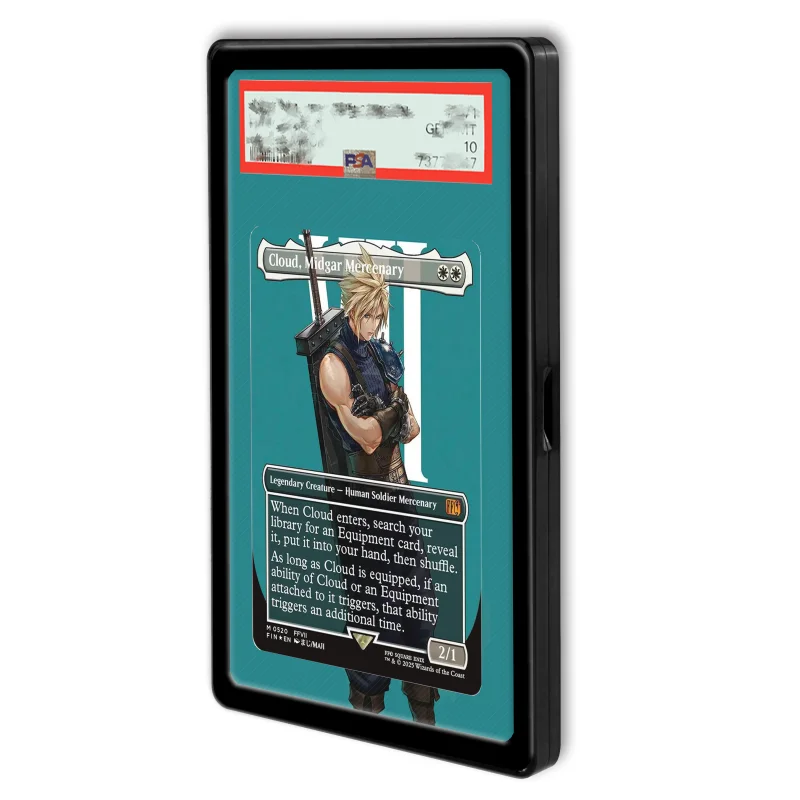 عرض فني لبطاقات TCG السحرية فاينل فانتسي FF كلاود تيفا أنيمي لعبة توسيع عشاق الفن الهدايا حافظة واقية من الأكريليك ذاتية الصنع #4