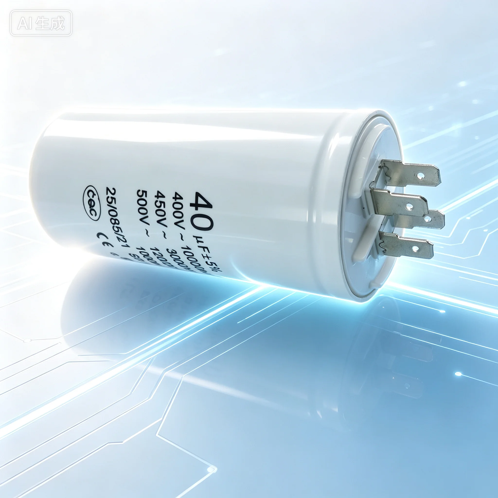 Run Capacitor for CBB60 40UF 450V Motor Water Pump  2pcs