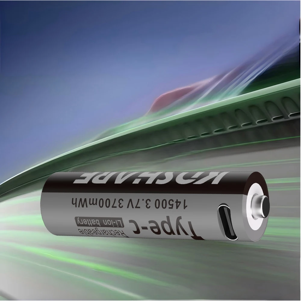 

KOSHARE 3.7V 3700mWh Li-ion Rechargeable Batteries 3700mWh Lithium Battery For Bluetooth headphones+Type-C Cable Storage Box