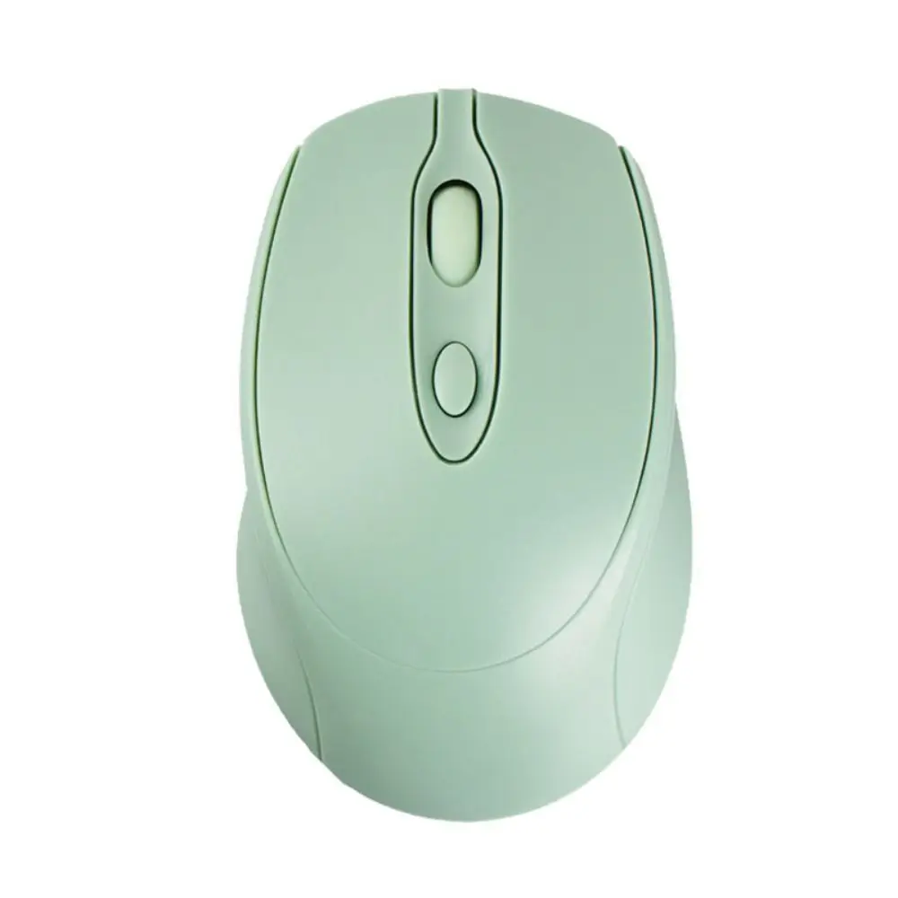 2.4Ghz+BT5.0 Macaron Wireless Mouse 1600DPI Plug and Play Ergonomics Wireless Mouse Lightweight Rechargeable