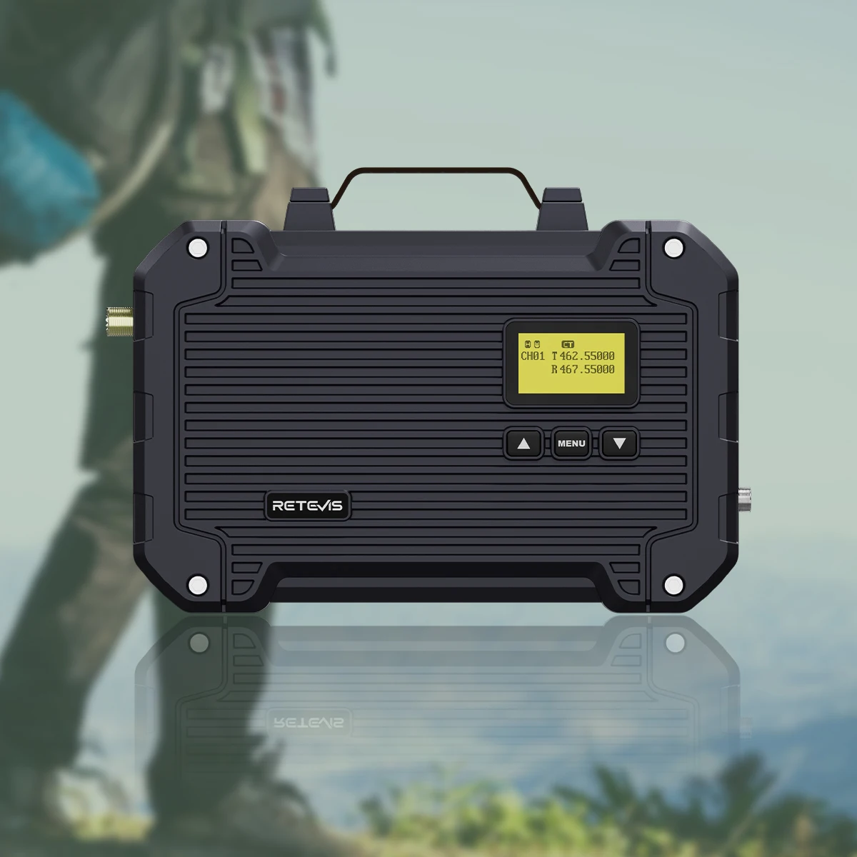 Retevis RT97L Analog Repeater Walkie Talkie GMRS Langstrecken-tragbares Zwei-Wege-Radio Leistungsstarke Toextend-Kommunikationsreichweite – Detail 16