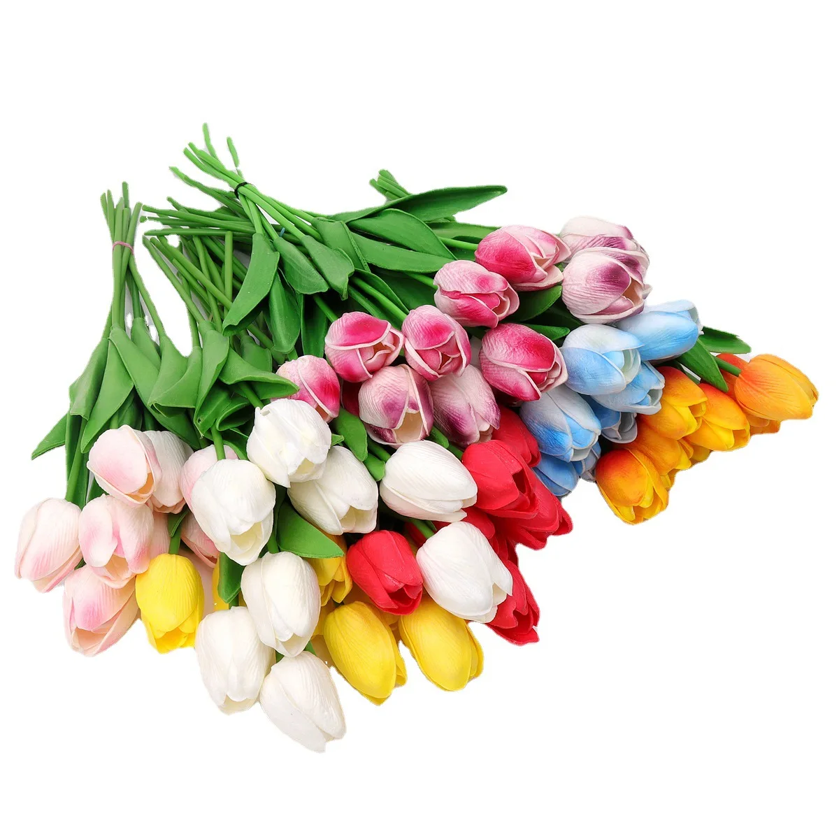 

Artificial Flowers Tulip Wedding Party Home Dec Flowers Photography Props Flowers Garden Decoration Fake Plants Faux Vines