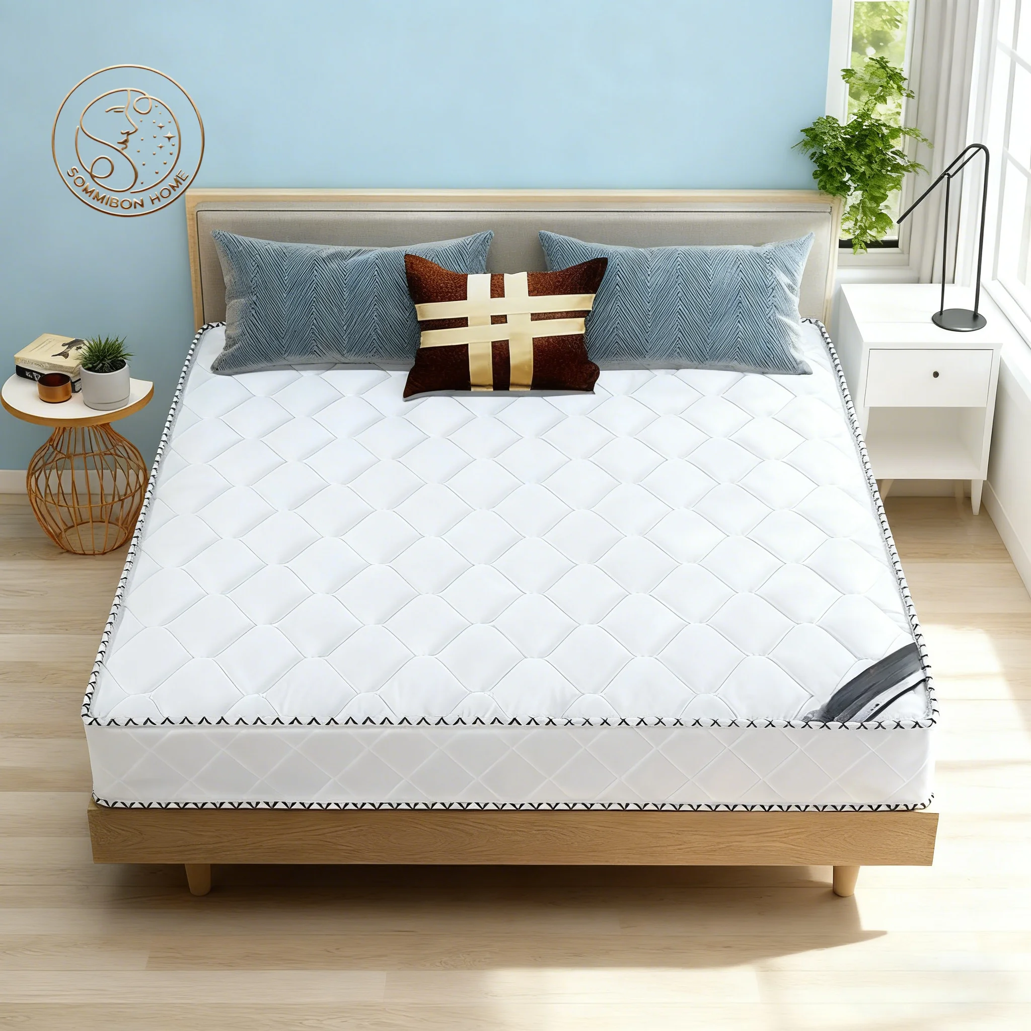 

# King/Queen Size Pocket Spring Mattress Hypo-allergenic Eco-Friendly Bedroom