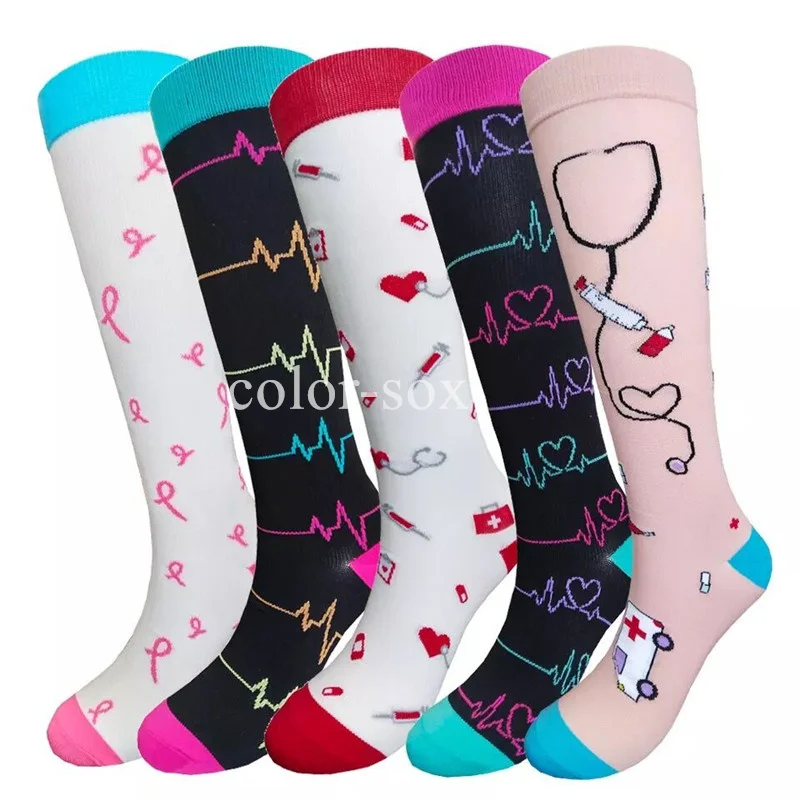 Nurse Compression Socks Sports Socks Running Compression Socks Medical Edema Diabetes Varicose Veins Socks Mens Knee High Socks