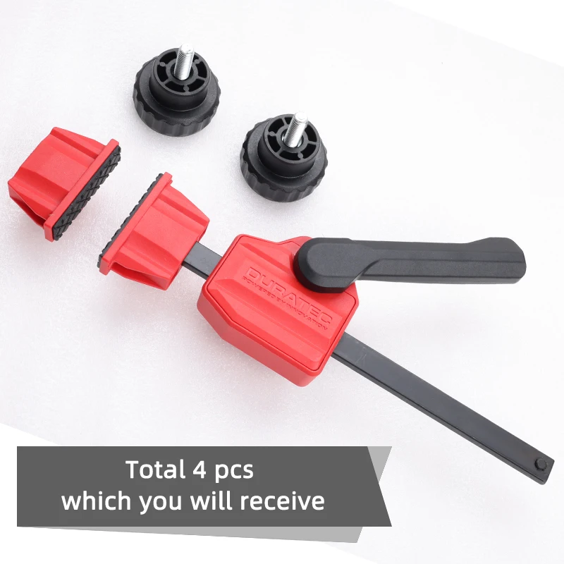 20MM Hole Woodworking Desktop Fixture Adjustable Frame Fixed Workbench Auxiliary Clamping Tool F Clamps Quick Release Clip