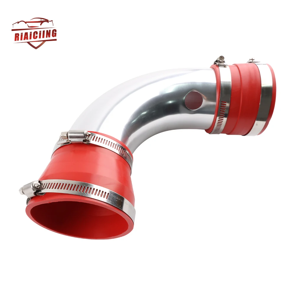 

Red & Black Aluminum Cold Air Intake System with Red Filter - Compatible with 96-04 Chevy S10 Blazer / GMC Jimmy 4.3L V6