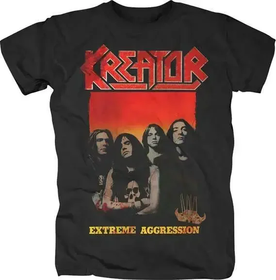 Kreator Extreme Aggression Album Cover Meettal Thrash Music Band T Shirt 38161001