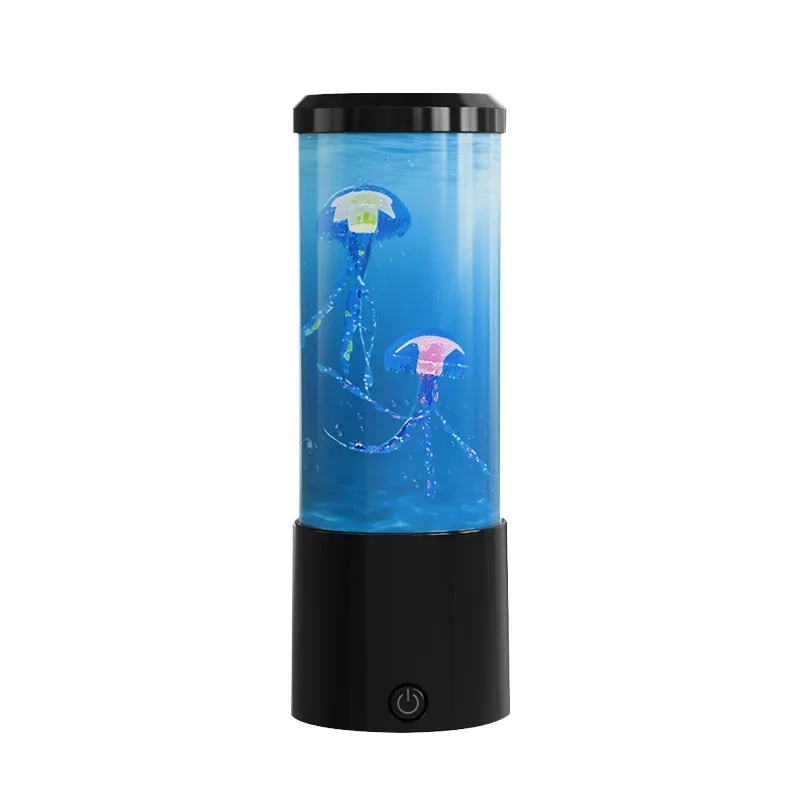 custom.Custom Fantasy Table Lamp Color Changing Round Fish Night Light Jellyfish Lamp Home Decor